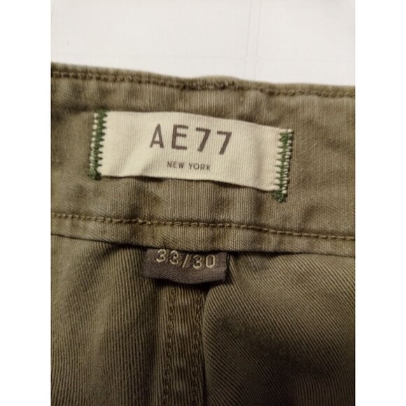 Men's AE 77 American Eagle Blue Khakis & Tan Khakis Size of Both 33 X 30… - Picture 8 of 15